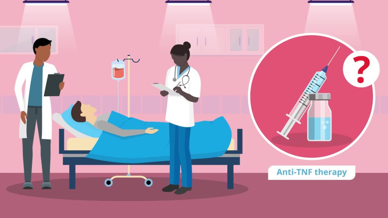 Example Sage Video: "Is there an optimal sequence of biologic therapies for inflammatory bowel disease?"